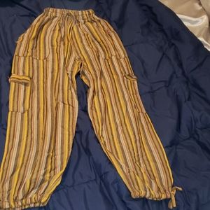 Stripped Joggers with pockets